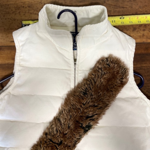 Nautica Puffer Vest Size S Cream - Picture 3 of 5